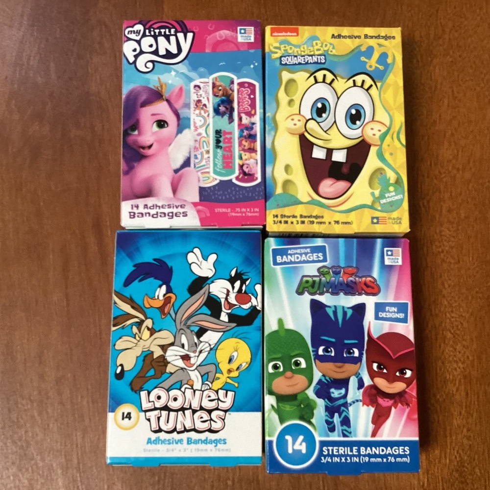 Adhesive Bandages Bundle (14 pcs/box) NEW 4 boxes